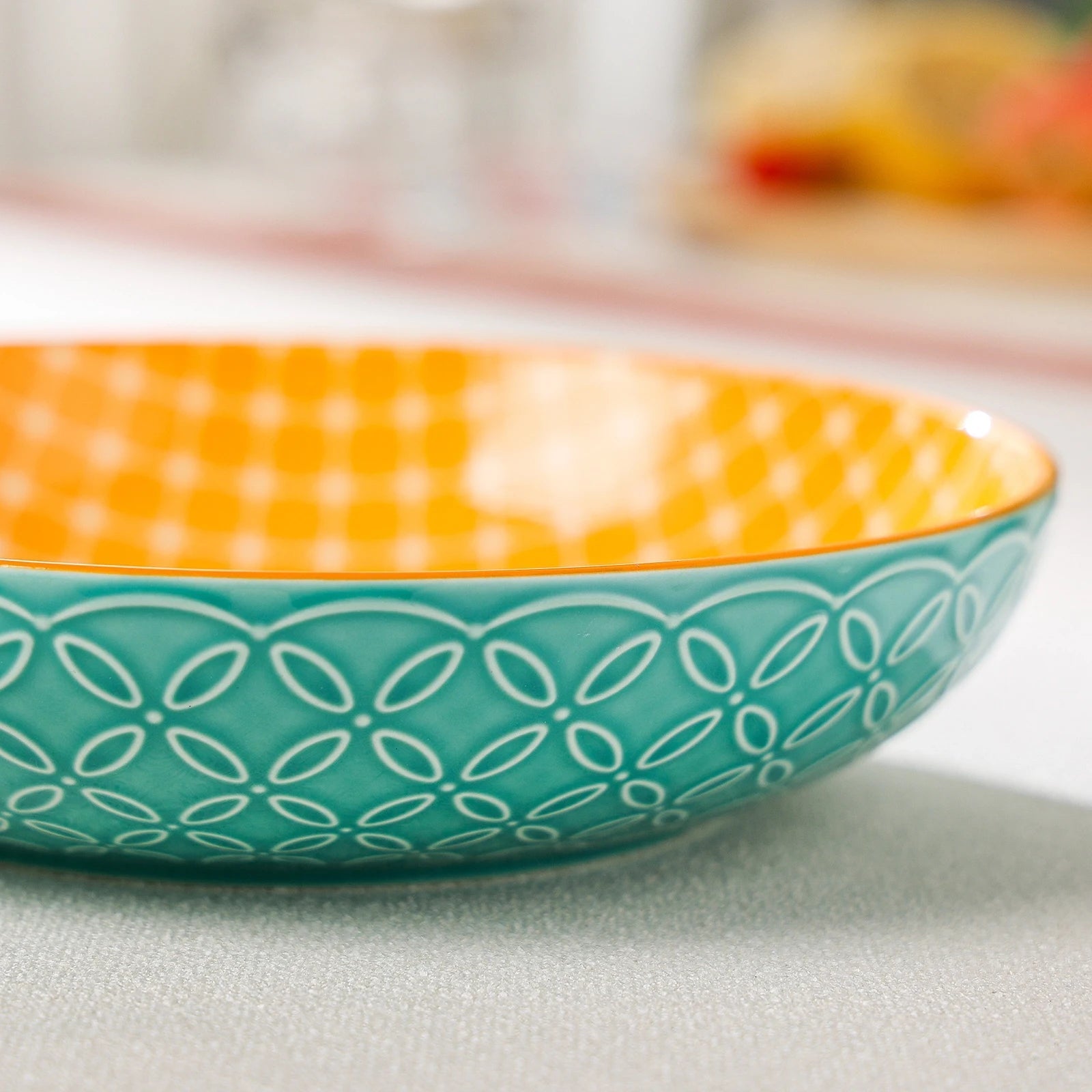Mosaian Pasta Bowls - Set of 4 - Thumbnail 5