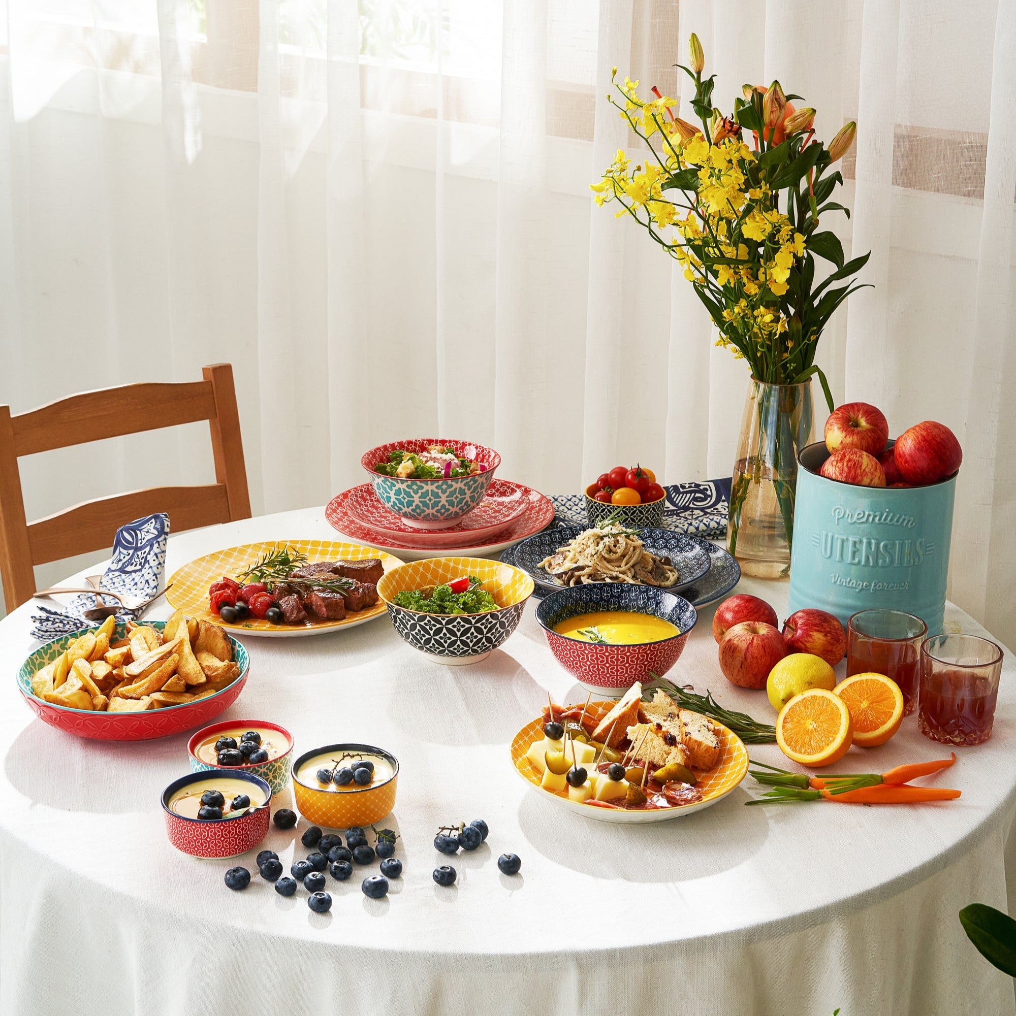 Mosaian 18-Piece Dinnerware Set - Thumbnail 4