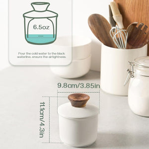 Pebblone Butter Crock with Lid - Set of 1 - Bakeware