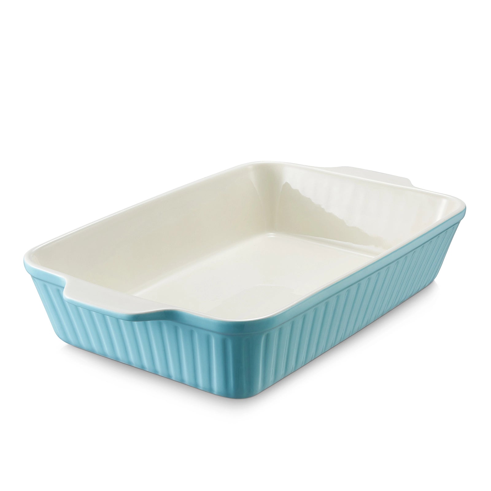 Wedding White Porcelain Baking Dish - Set of 1 - Thumbnail 2