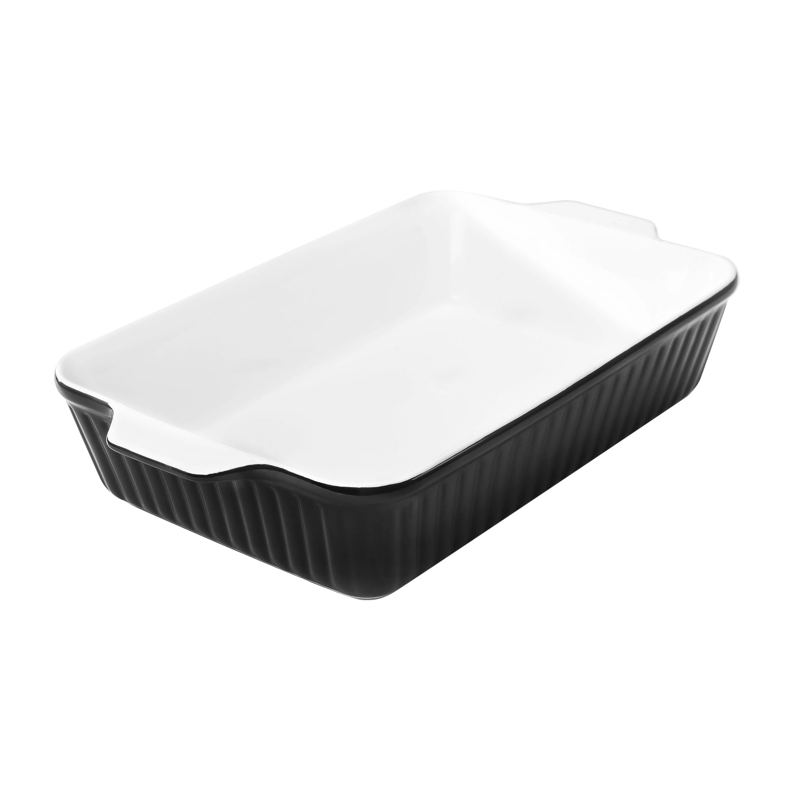 Wedding White Porcelain Baking Dish - Set of 1 - Thumbnail 4