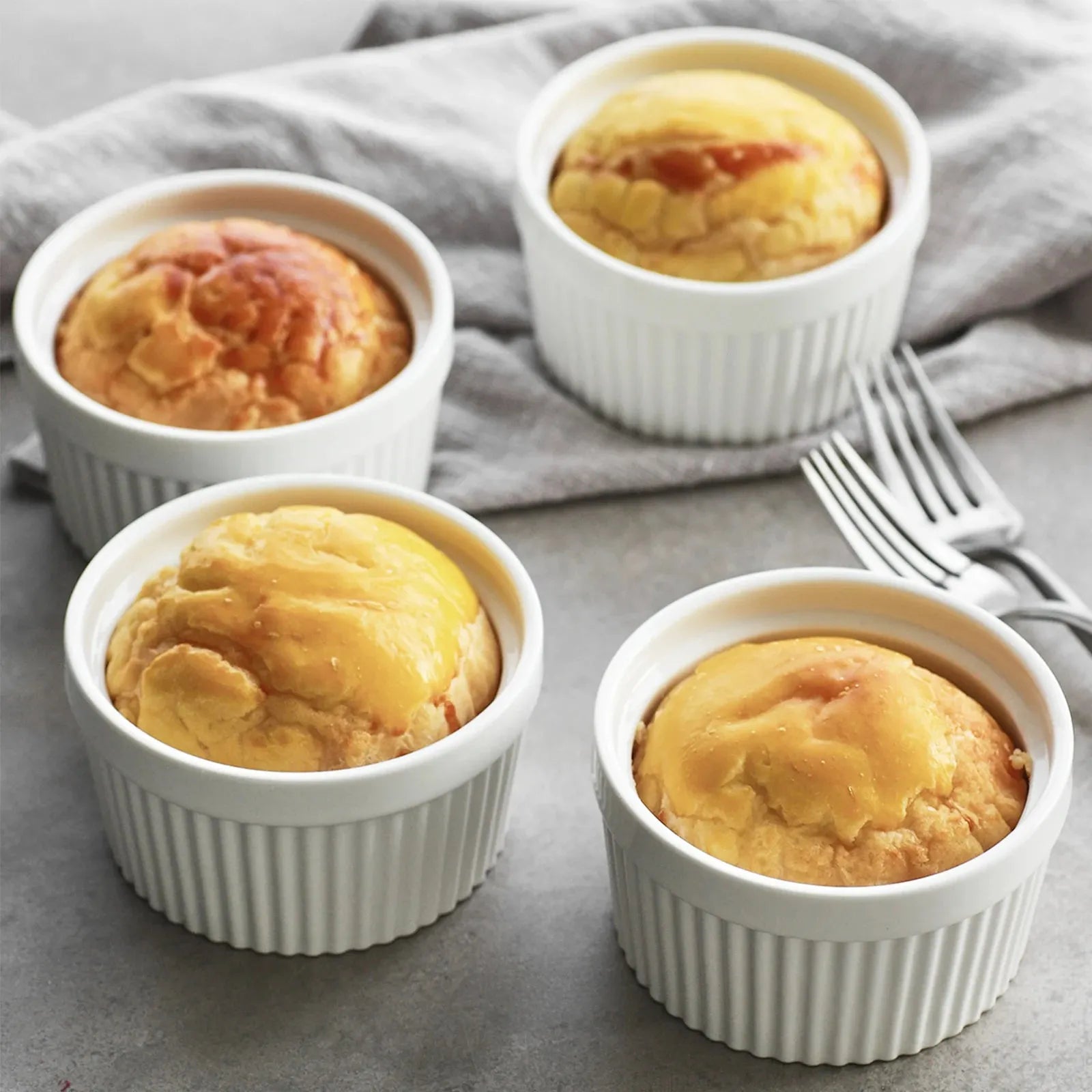 Ceramic Ramekins Set of – Oven Safe Dowan®