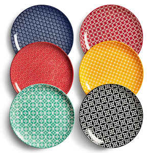 Mosaian Salad Plates - Set of 6 - Dinnerware