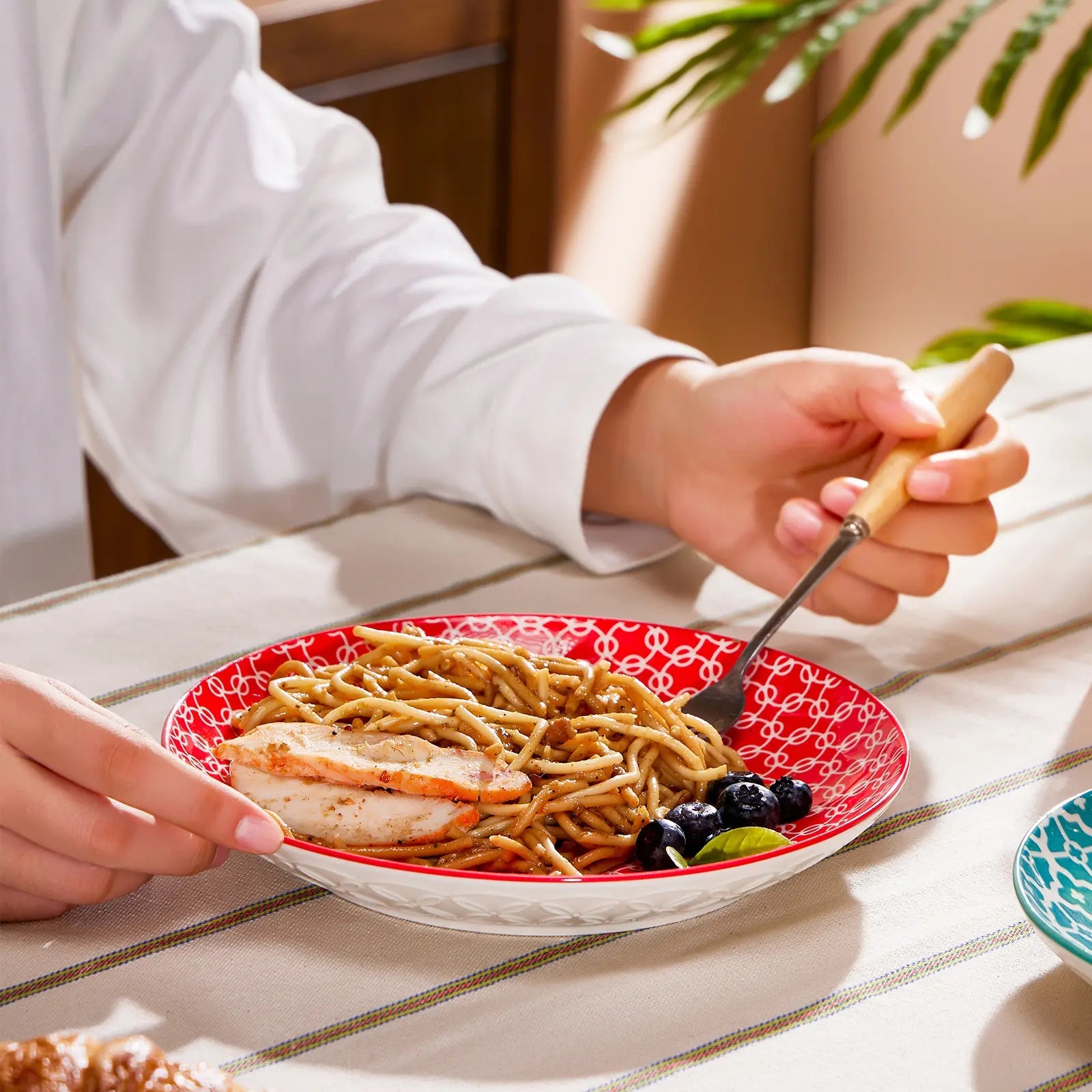 Mosaian Salad Plates - Set of 6 - Thumbnail 4